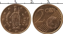 Продать Монеты Сан-Марино 2 евроцента 2002 сталь с медным покрытием