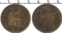 Продать Монеты Великобритания 1 пенни 1877 Медь