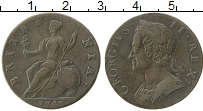 Продать Монеты Великобритания 1 пенни 1754 Медь
