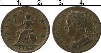 Продать Монеты Великобритания 1 фартинг 1754 Медь