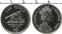 Продать Монеты Гибралтар 10 пенсов 2006 Медно-никель