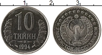 Продать Монеты Узбекистан 10 тийин 1994 Сталь покрытая никелем