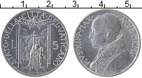 Продать Монеты Ватикан 5 лир 1950 Алюминий
