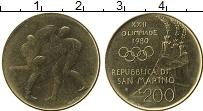 Продать Монеты Сан-Марино 200 лир 1980 Латунь