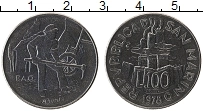Продать Монеты Сан-Марино 100 лир 1978 Медно-никель