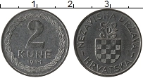 Продать Монеты Хорватия 2 куны 1941 Цинк