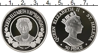 Продать Монеты Остров Святой Елены 50 пенсов 2001 Серебро