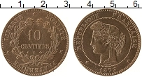 Продать Монеты Франция 10 сантим 1873 Медь