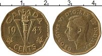 Продать Монеты Канада 5 центов 1943 Латунь