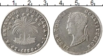 Продать Монеты Боливия 4 соля 1854 Серебро