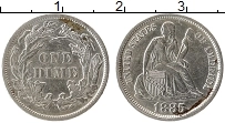Продать Монеты США 1 дайм 1885 Серебро