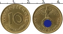 Продать Монеты Третий Рейх 10 пфеннигов 1938 Медь