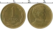 Продать Монеты Чили 1 песо 1981 Бронза