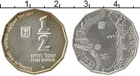 Продать Монеты Израиль 1/2 шекеля 1990 Серебро