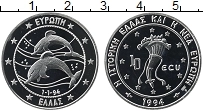 Продать Монеты Греция 10 экю 1994 Серебро