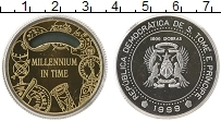 Продать Монеты Сан-Томе и Принсипи 1000 добрас 1999 Серебро