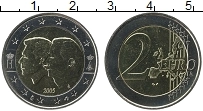Продать Монеты Бельгия 2 евро 2005 Биметалл