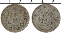 Продать Монеты Корея 1/2 воны 1908 Серебро