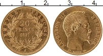 Продать Монеты Франция 20 франков 1857 Золото