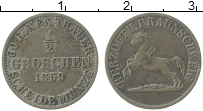Продать Монеты Брауншвайг-Вольфенбюттель 1/2 гроша 1858 Серебро