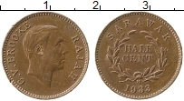 Продать Монеты Саравак 1/2 цента 1933 Медь