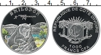 Продать Монеты Кот-д`Ивуар 1000 франков 2011 Серебро