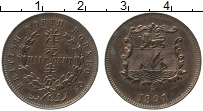 Продать Монеты Борнео 1/2 цента 1891 Бронза