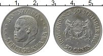 Продать Монеты Ботсвана 50 центов 1966 Серебро
