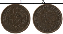 Продать Монеты Нидерланды 1/2 цента 1940 Медь