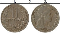 Продать Монеты Колумбия 2 сентаво 1947 Медно-никель