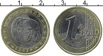 Продать Монеты Монако 1 евро 2003 Биметалл