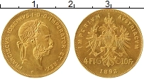 Продать Монеты Австрия 4 флорина 1892 Золото