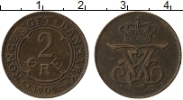 Продать Монеты Дания 2 эре 1909 Медь