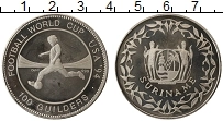 Продать Монеты Суринам 100 гульденов 1994 Серебро