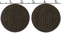 Продать Монеты Каталония 3 кварты 1841 Медь
