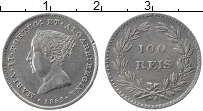 Продать Монеты Португалия 100 рейс 1853 Серебро