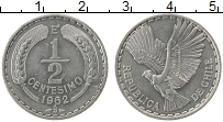 Продать Монеты Чили 1/2 сентесимо 1962 Алюминий