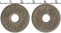 Продать Монеты Фиджи 1 пенни 1936 Медно-никель