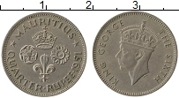 Продать Монеты Маврикий 1/4 рупии 1938 Медно-никель