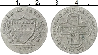 Продать Монеты Вауд 1 батзен 1828 Серебро