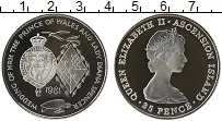 Продать Монеты Остров Вознесения 25 пенсов 1981 Серебро