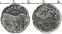 Продать Монеты Испания 50 песет 1994 Медно-никель