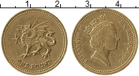 Продать Монеты Великобритания 1 фунт 1995 Латунь