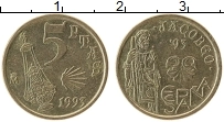 Продать Монеты Испания 5 песет 1993 