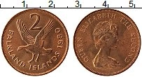 Продать Монеты Фолклендские острова 2 пенса 1982 Бронза