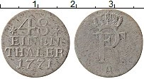 Продать Монеты Пруссия 1/48 талера 1771 Медь