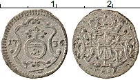 Продать Монеты Саксония 1 пфенниг 1755 Серебро