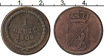 Продать Монеты Баден 1 крейцер 1808 Медь