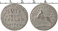 Продать Монеты Брауншвайг-Люнебург 1/6 талера 1765 Серебро