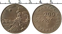 Продать Монеты Венгрия 200 форинтов 2001 Латунь